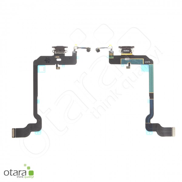 Lade Konnektor Flexkabel geeignet für iPhone XS (Ori/pulled Qualität), schwarz