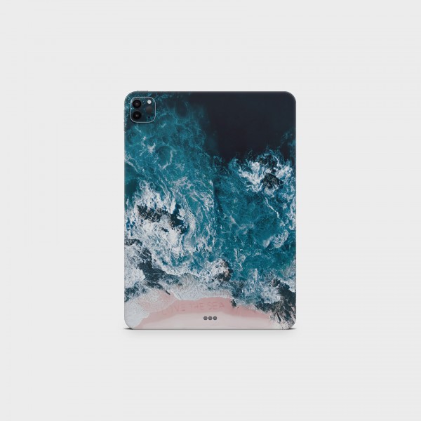 GREEN MNKY Backcover Skin Tablet 11" (Struktur Serie) "Open Water" [3 Stück]
