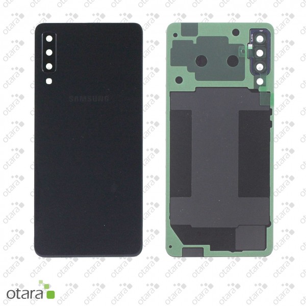 Akkudeckel Samsung Galaxy A7 2018 (A750F), Black, Serviceware