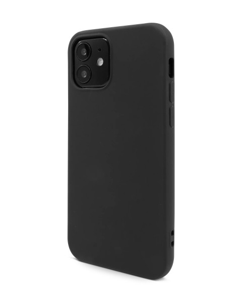 Schutzhülle CASEABLE Silikon Case iPhone 12/12 Pro, black (Retail/Blister)