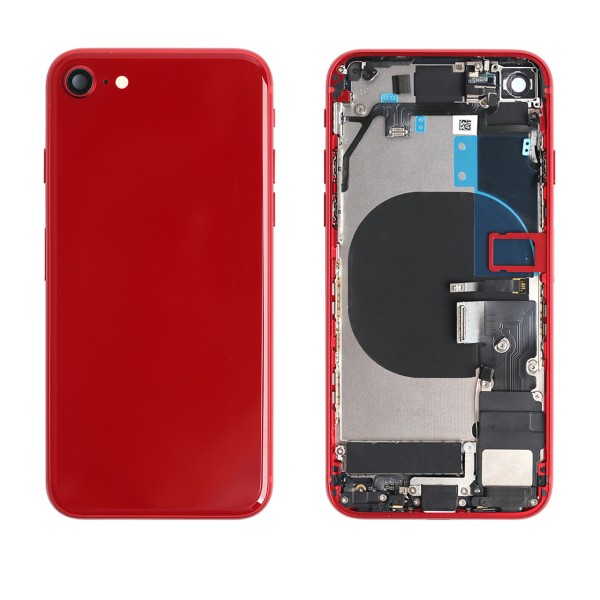 Backhousing Gehäuse (mit Kleinteilen/OHNE LOGO) NCC Nparts für iPhone 8, rot (Product RED)