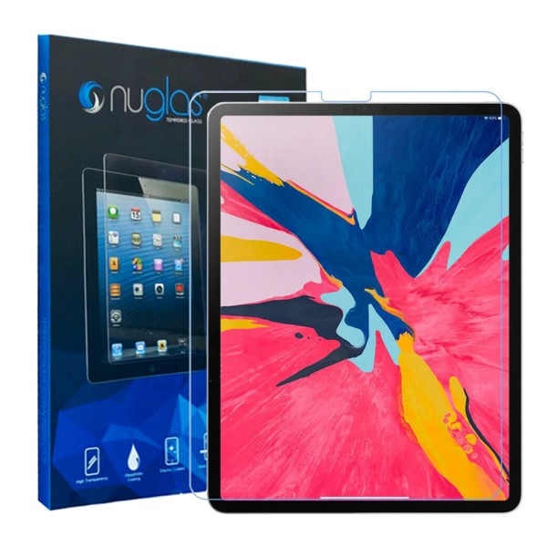 Schutzglas iPad PREMIUM NUGLAS 2,5D iPad Pro 12.9 (2018-22), transparent (Retail/Blister)