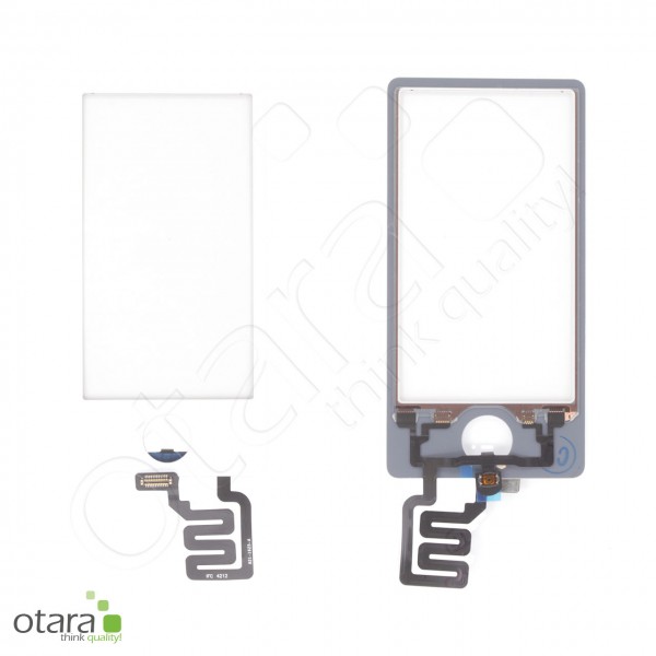 Toucheinheit/Glas geeignet für iPod Nano 7, weiß