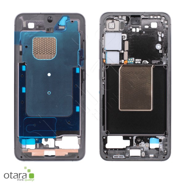 Samsung Galaxy S24 (S921B) front/middle frame, onyx black, Service Pack