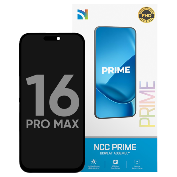 Displayeinheit NCC PRIME für iPhone 16 Pro Max (COPY) INCELL LCD, black