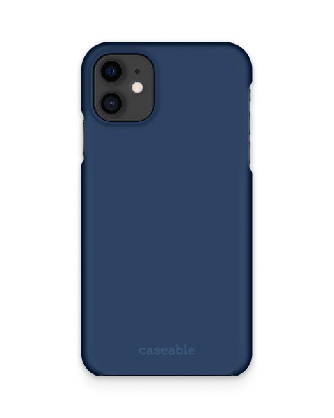 Schutzhülle CASEABLE Hard Case iPhone 11, Navy (Retail/Blister)