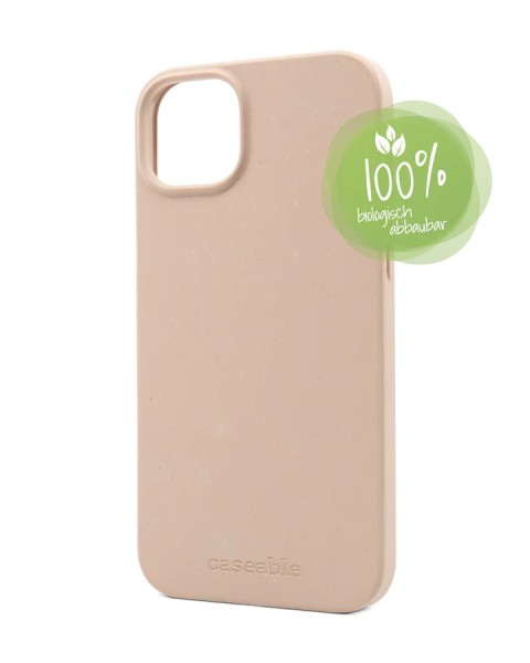 Schutzhülle CASEABLE EcoCase iPhone 14 Plus, sand rosa (Retail/Blister)