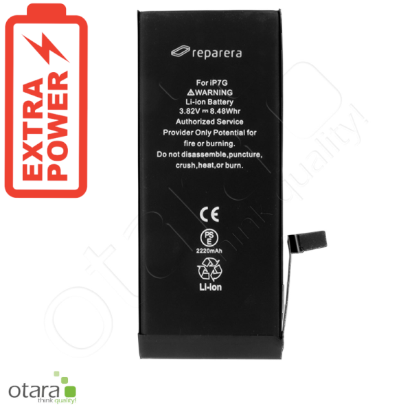 Battery PREMIUM TI Chip (HIGH CAPACITY) *reparera* suitable for iPhone 7 (incl. battery adhesive tape)