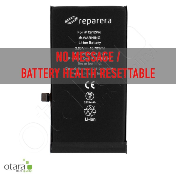 Akku Select Ultra *reparera* für iPhone 12/12 Pro (no message/battery health resettable)