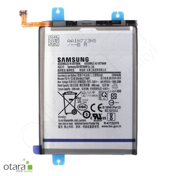 Samsung Galaxy A12 (A125F) A12s (A127F) A21s (A217F) Li-ion battery [4,9Ah] EB-BA217ABY, Service Pack