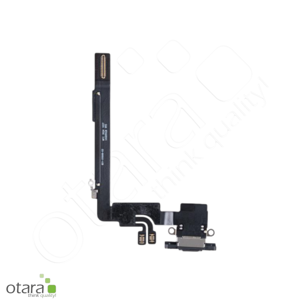 Lade Dock Connector Flex *reparera* für iPhone 16 Pro Max (Ori/pulled Qualität), schwarz