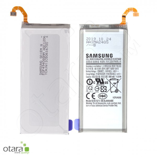 Samsung Galaxy A6 2018 (A600F), J6 2018 (J600F) Li-ion Akku (EB-BJ800ABE), 3000mAh, Serviceware