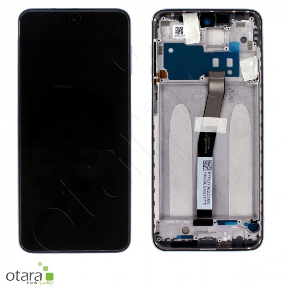 Displayeinheit XIAOMI Redmi Note 9 Pro (M2003J6B2G), Glacier White, Serviceware