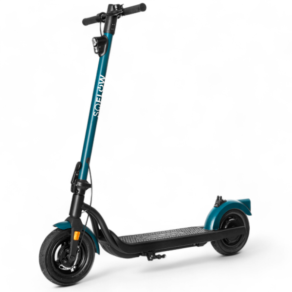 SoFlow E-Scooter SO2 Air (3rd.Gen) [7,5Ah|dt. Straßenzulassung], black/green