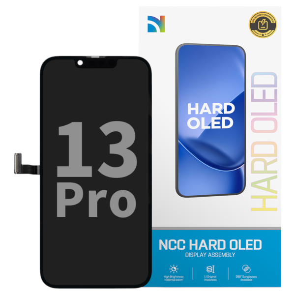 Displayeinheit NCC HARD OLED für iPhone 13 Pro (COPY), hard OLED, black
