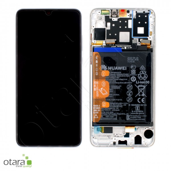 Display unit Huawei P30 Lite (MAR-LX1A), pearl white, Service Pack