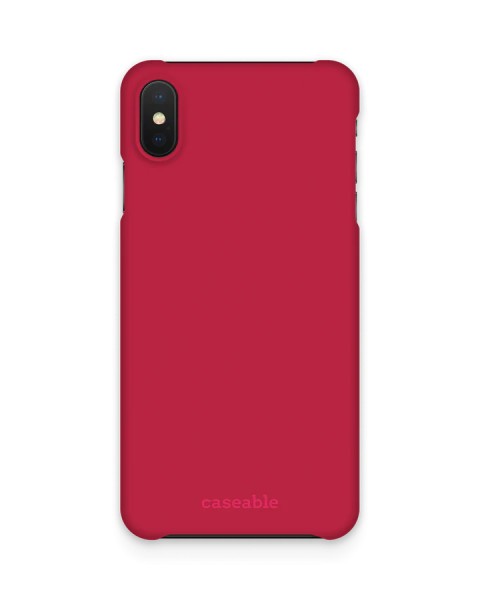 CASEABLE Hard Case iPhone XS Max, Red (Retail/Blister)