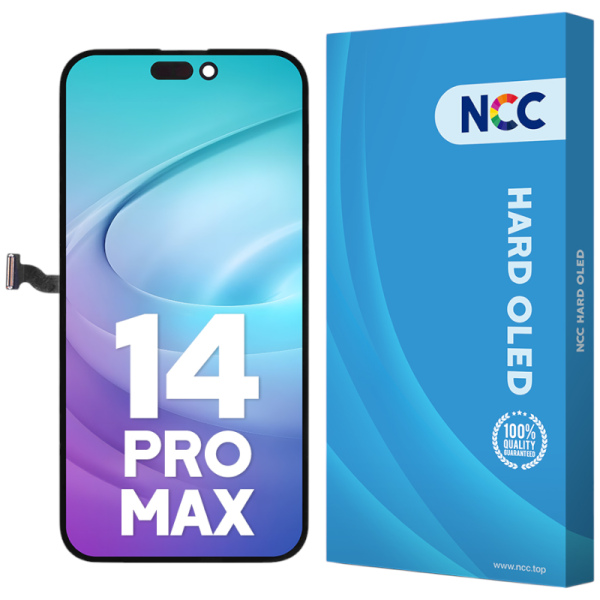 Displayeinheit NCC HARD OLED für iPhone 14 Pro Max (COPY), hard OLED, black