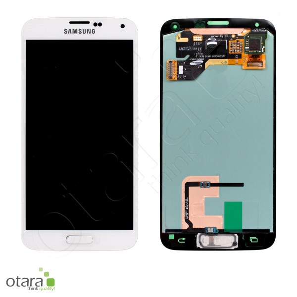 B-Ware(A) Displayeinheit Samsung Galaxy S5 (G900F) S5 Plus (G901F), weiß, Serviceware