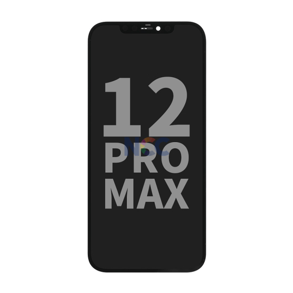 Displayeinheit NCC SOFT OLED für iPhone 12 Pro Max (COPY), soft OLED, schwarz