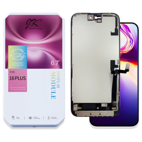 Displayeinheit JK INCELL für iPhone 16 Plus (COPY) INCELL LCD, black