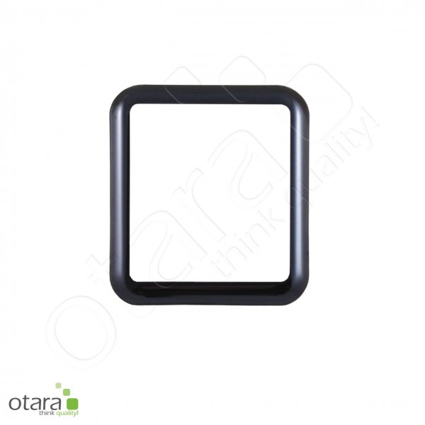 Schutzglas Edge to Edge für Apple Watch (1./2./3.Gen.) 38mm, schwarz