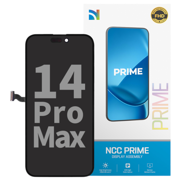 Displayeinheit NCC PRIME für iPhone 14 Pro Max (COPY) High Refresh INCELL LCD, black