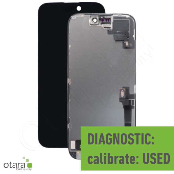 Displayeinheit *reparera* für iPhone 16 (Ori/pulled Qualität) PREMIUM inkl. Frontflex, black