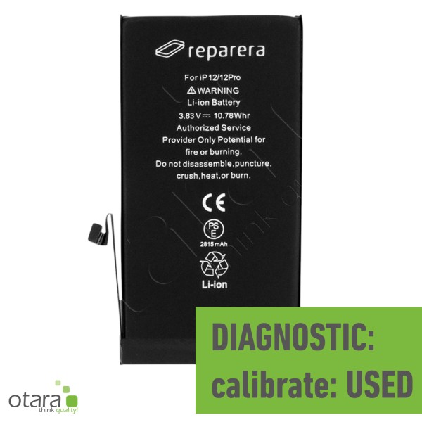 Akku Diagnostic *reparera* für iPhone 12/12 Pro inkl. Akkuklebestreifen