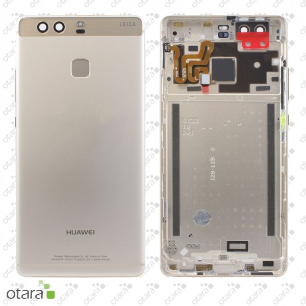 Akkudeckel Huawei P9, gold, Serviceware
