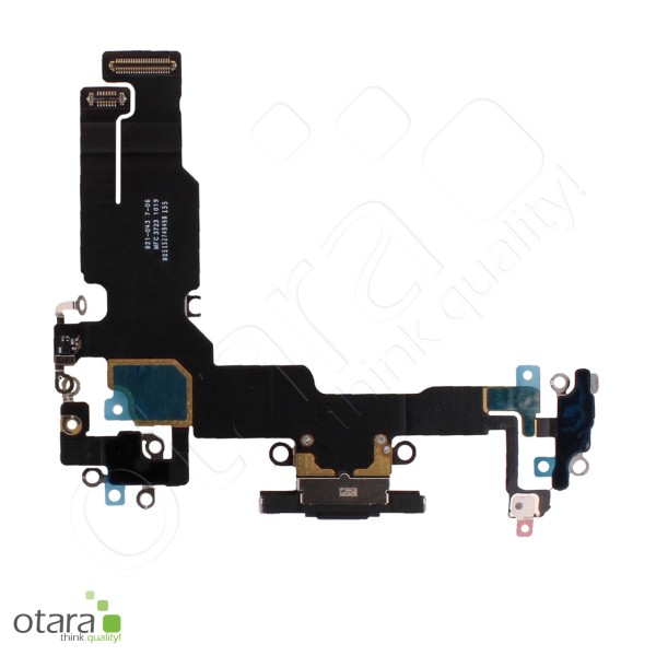 Lade Dock Connector Flex *reparera* für iPhone 15 (Ori/pulled Qualität), schwarz
