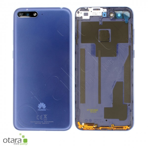 Akkudeckel Huawei Y6 2018, blau, Serviceware