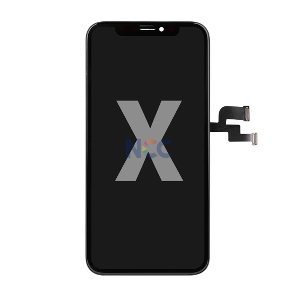 Displayeinheit NCC SOFT OLED für iPhone X (COPY), soft OLED, schwarz