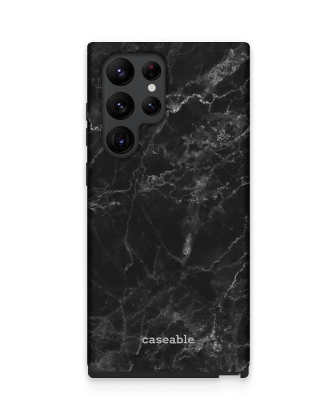 Schutzhülle CASEABLE Hard Case Samsung Galaxy S22 Ultra, Midnight Marble (Retail/Blister)