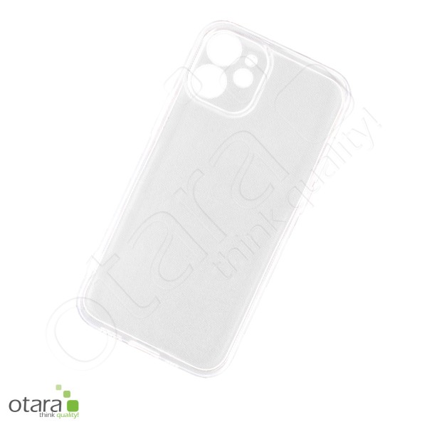 Protective clear case TPU case iPhone 12 Mini (WITH camera protection), transparent