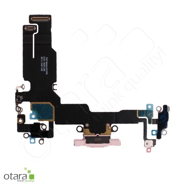 Lade Dock Connector Flex *reparera* für iPhone 15 (Ori/pulled Qualität), pink