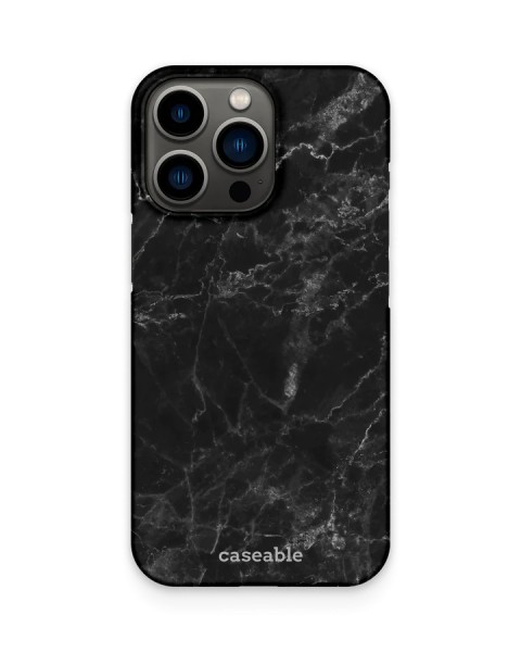 Schutzhülle CASEABLE Hard Case iPhone 13 Pro, Midnight Marble (Retail/Blister)