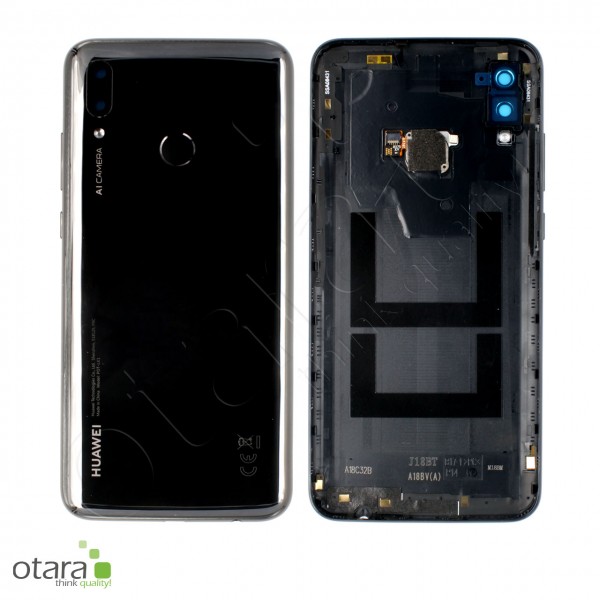 Akkudeckel Huawei P Smart 2019, midnight black, Serviceware