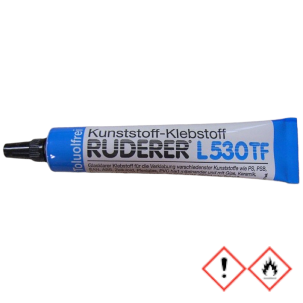 Flüssigkleber Ruderer L 530 industrieller Smartphone Reparatur/Modellbau Kleber, transparent (20g)