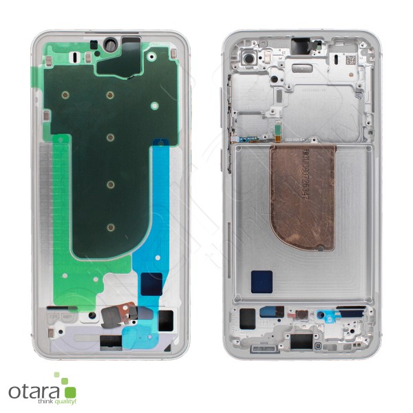Samsung Galaxy S23FE (S711B) front/middle frame, cream white (mintgreen/purple/blue), Service Pack