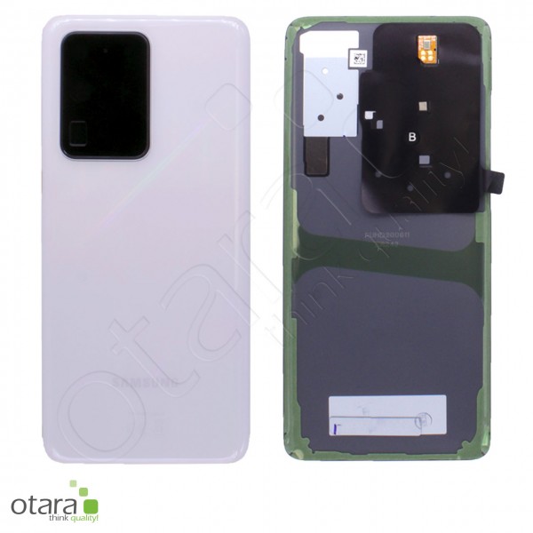 Akkudeckel Samsung Galaxy S20 Ultra (G988B), cloud white, Serviceware