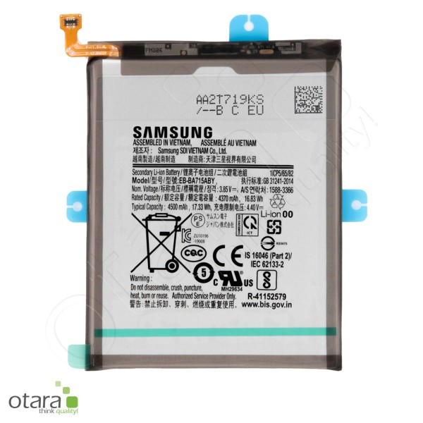 Samsung Galaxy A71 (A715F) Li-ion AKKU [4,5Ah] EB-BA715ABY, Serviceware