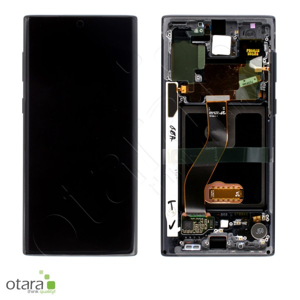 Displayeinheit Samsung Galaxy Note 10 (N970F), aura black, Serviceware