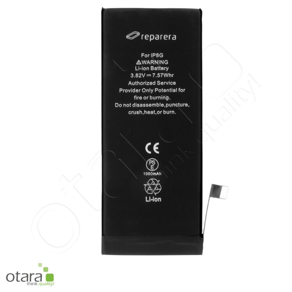 Battery PREMIUM TI Chip (HIGH CAPACITY) *reparera* suitable for iPhone 8 (incl. battery adhesive tape)