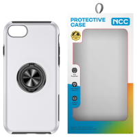 Schutzhülle NCC A0017 TPU Color Ring Case iPhone 16e, silver (Retail/Blister) Schutzhülle NCC A0017 TPU Color Ring Case iPhone 16e, silver (Retail/Blister)