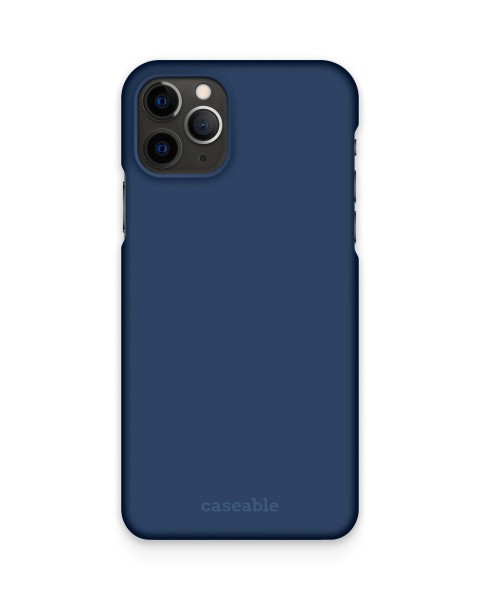 Schutzhülle CASEABLE Hard Case iPhone 11 Pro Max, Navy (Retail/Blister)