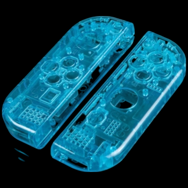 Nintendo Switch/Switch OLED Joy-Con Handle Shell Set (L&R), clear blue