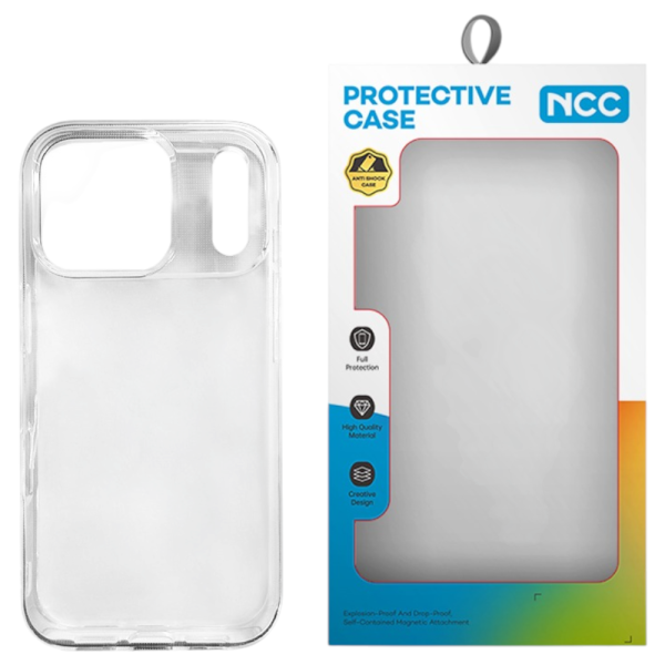 Schutzhülle NCC A0002 2mm Clearcase TPU iPhone 17 Pro, transparent (Retail/Blister)