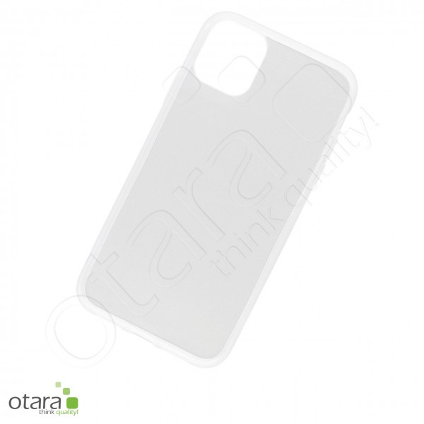 Silicone case / protective cover for iPhone 11, transparent