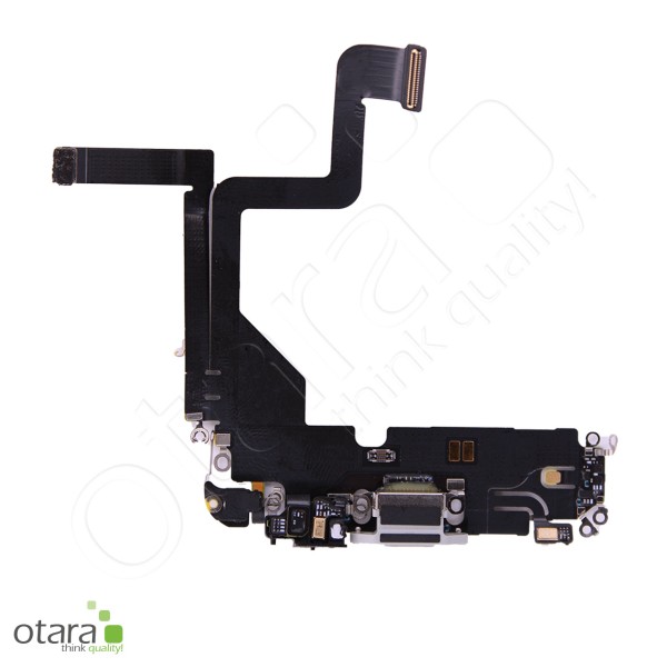 Charging connector flex cable suitable for iPhone 14 Pro (Ori/pulled quality), white